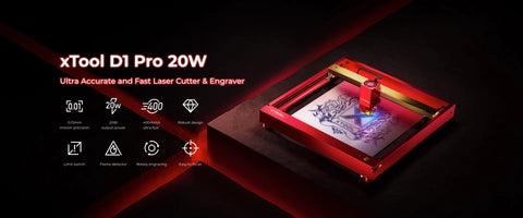 Buy powerful engraver xTool D1 Pro 20W - speed, accuracy