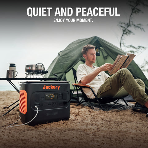 Jackery Solar Generator 2000 Pro Quiet and Peaceful