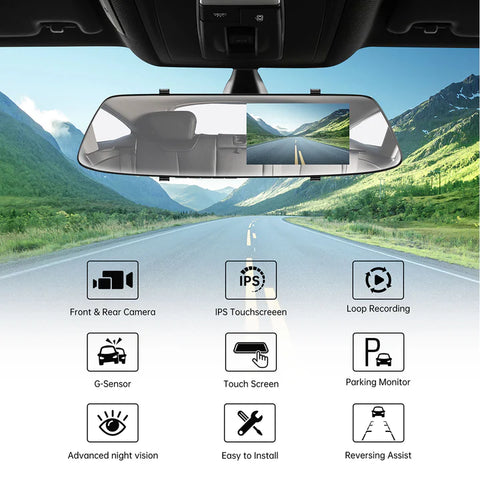 Campark CE45A Dual Dash Camera