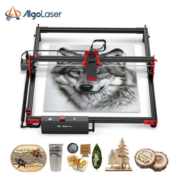 Algolaser Delta 22W Laser Engraver Machine 22W Higher Accuracy Laser Cutter  and Engraving Machine for Wood and Metal, Paper, Acrylic, Glass, Leather  etc - China Engraving Machine, Laser Engraver