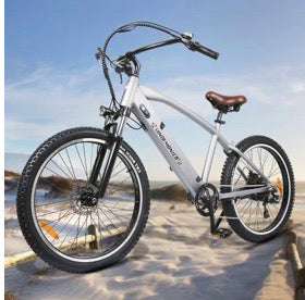 NAKTO Santa Monica 26", 500W Electric Bike / Wellbots