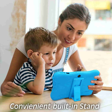 Contixo V9-3 7 Kids Tablet has parental control features. It lets you set screen time, set safe websites and more.