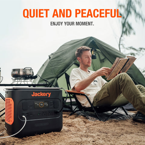 Special Bundle : 2 x Jackery Explorer 2000 Pro Portable Power Station Quiet and Peaceful