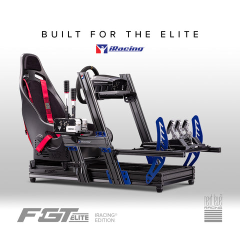 Next Level Racing-F-GT Elite-Aluminum Simulator Cockpit-Wheel Plate Edition  - NLR-E001