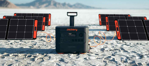 Jackery Solar Generator 3000 Pro Portable Power Station Set Up