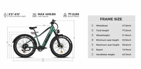 Rattan Pathfinder 750W Fat Tire Ebike / Wellbots