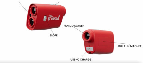 Pinned Prism Golf Rangefinder/Wellbots