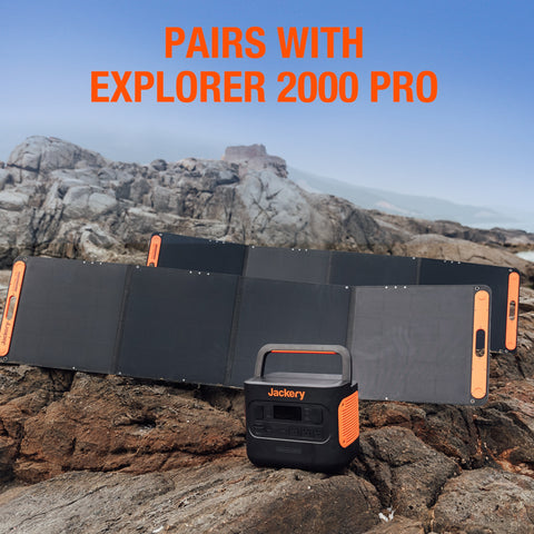 Jackery Solar Saga 200W Portable Solar Panel Pairs With Explorer 2000 Pro