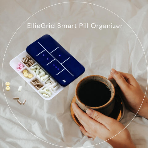 Monthly Pill Organizer by Ellie, Organize Pills in Seconds