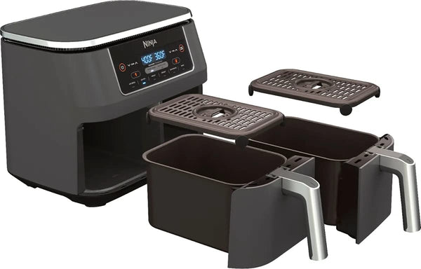 Presto Black Stainless Steel Dual Basket ProFry Deep Fryer