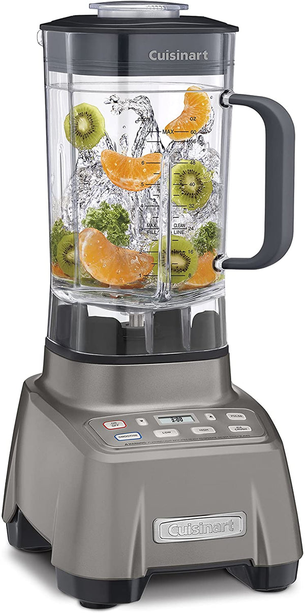  BLACK+DECKER PowerCrush Digital Blender with Quiet Technology,  Stainless Steel, BL1300DG-T, Gray & Silver: Home & Kitchen