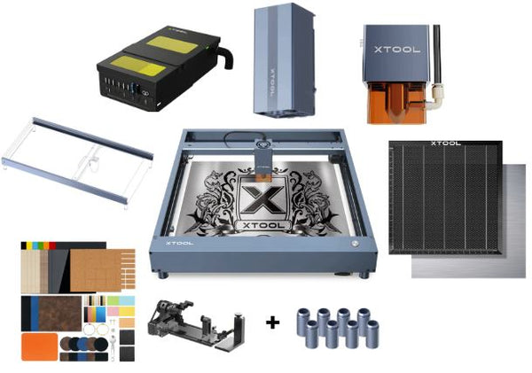xTool M1-10W Bundle: The Ultimate STEM Lab Bundle with robot and