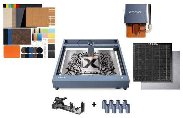 xTool M1-10W Laser Cutter/Engraver Deluxe Education Bundle-Premier