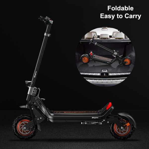 5TH WHEEL V30Pro Electric Scooter with Turn Signals, 10 Solid Tires, 19.9  Miles Range & 18 mph, 350W Motor, Foldable Electric Scooter for Adults 