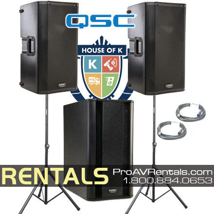 qsc speaker rental near me