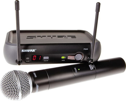 shure wireless push to talk microphone