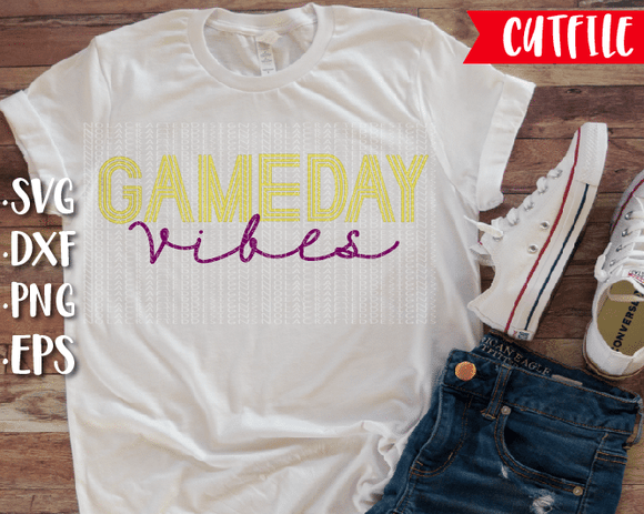 Download Gameday Vibes Svg Nola Crafted Designs