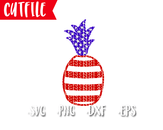 Download Fourth Of July Pineapple Svg Nola Crafted Designs