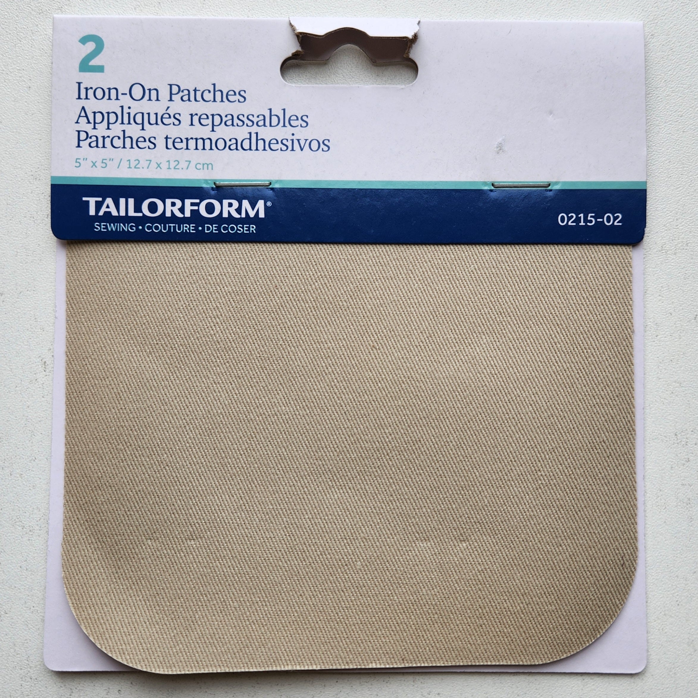 Tailorform - Iron-On Patches - Drill, Beige