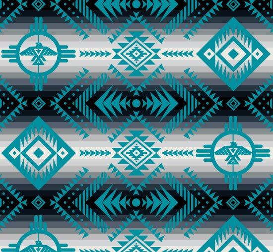 Elizabeth's Studio - Tucson 647, Thunderbird, Teal