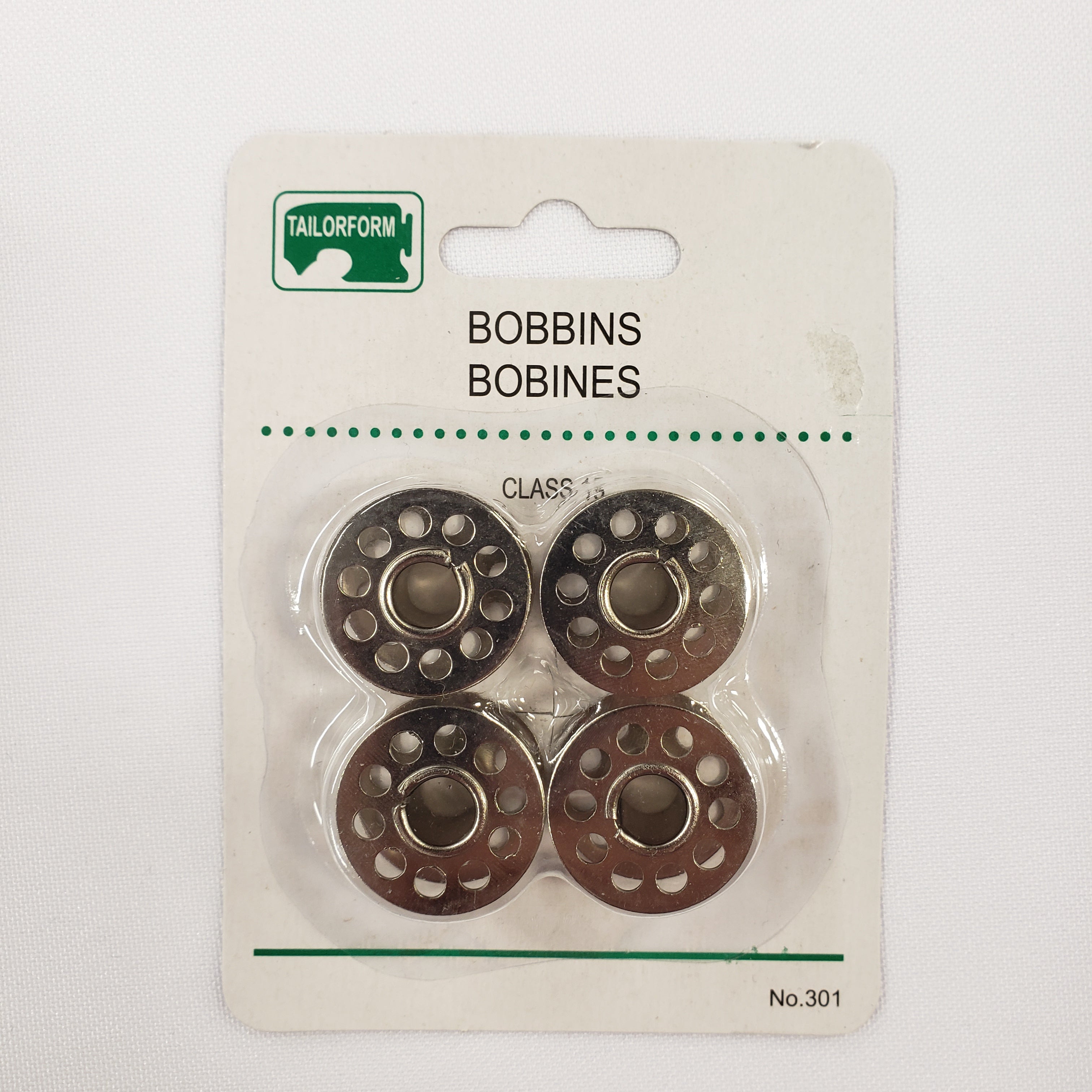 Tailorform - Metal Bobbins, Class 15