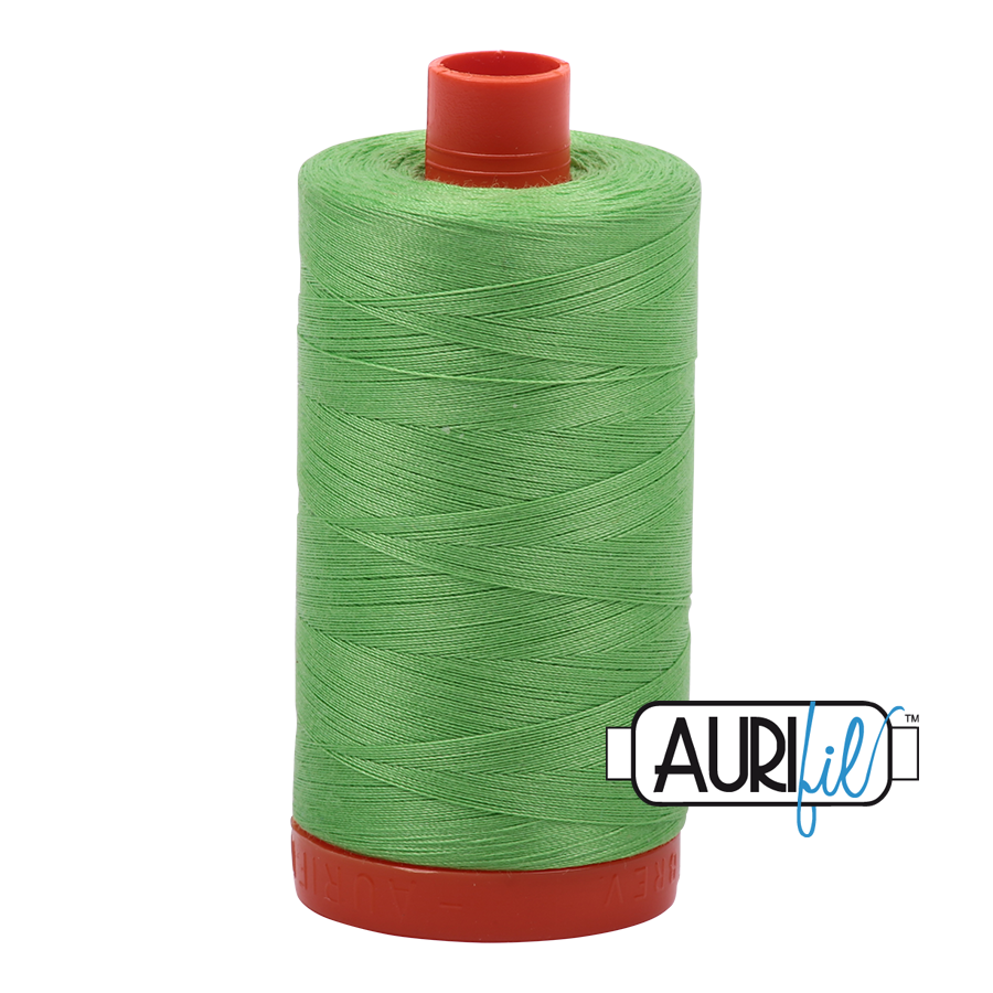 Aurifil Thread 50wt - 6737 Shamrock Green, 1300m Spool