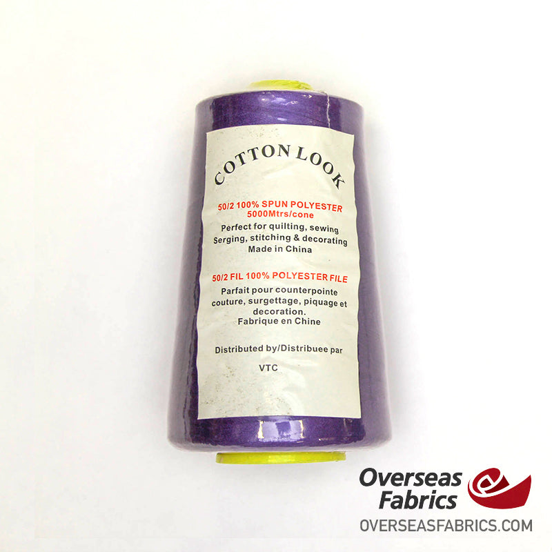 Cotton-Look Serger Thread 5000m - #583 Purple