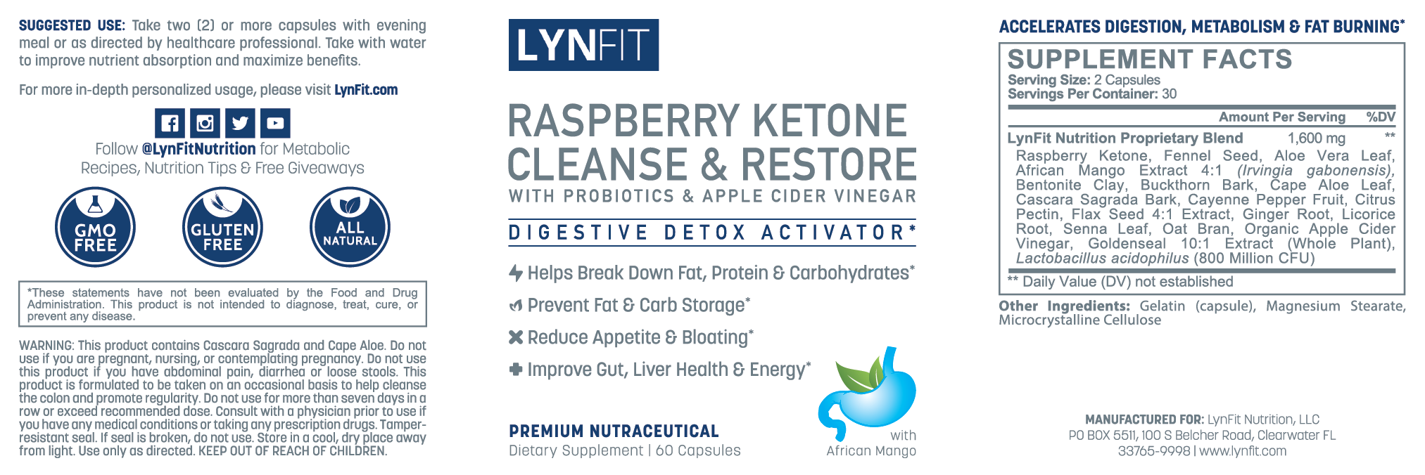 Raspberry Ketone Cleanse & Restore