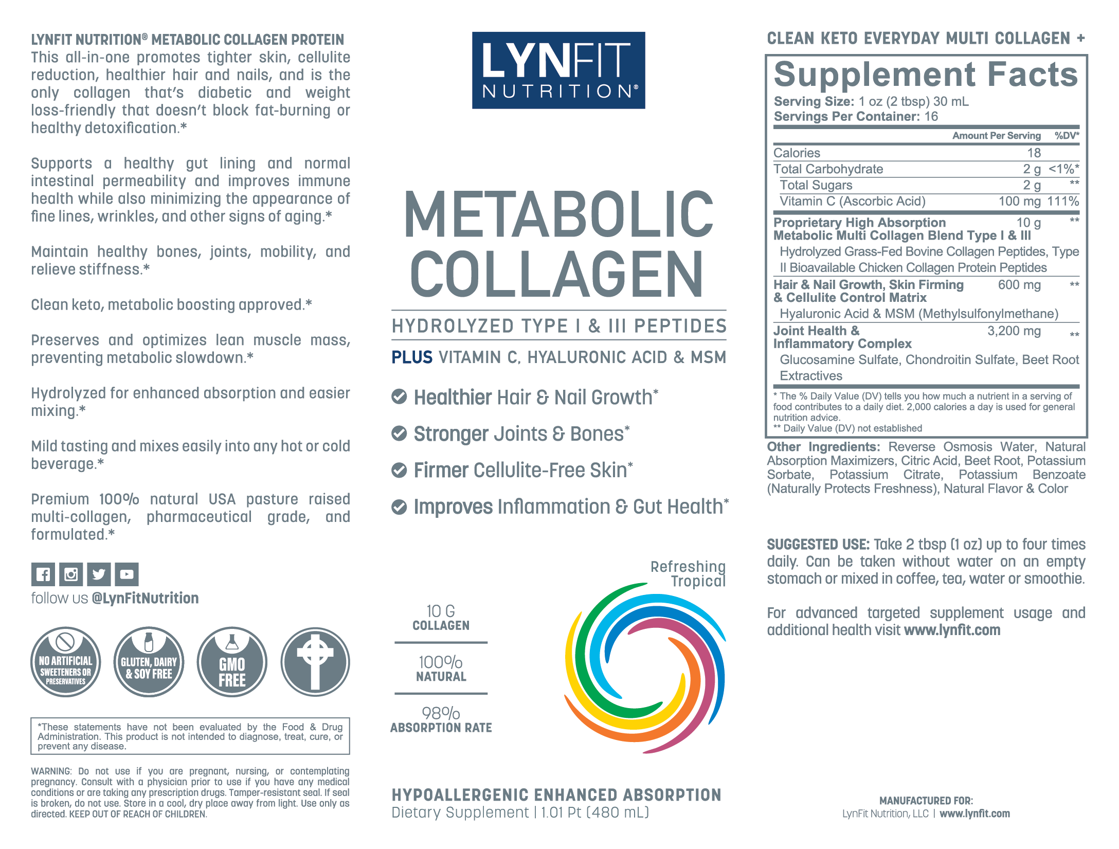 Daily Repair Metabolic Collagen Liquid