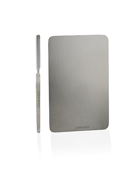 A+ Stainless Steel Mixing Palette and Spatula – Shop Miss A