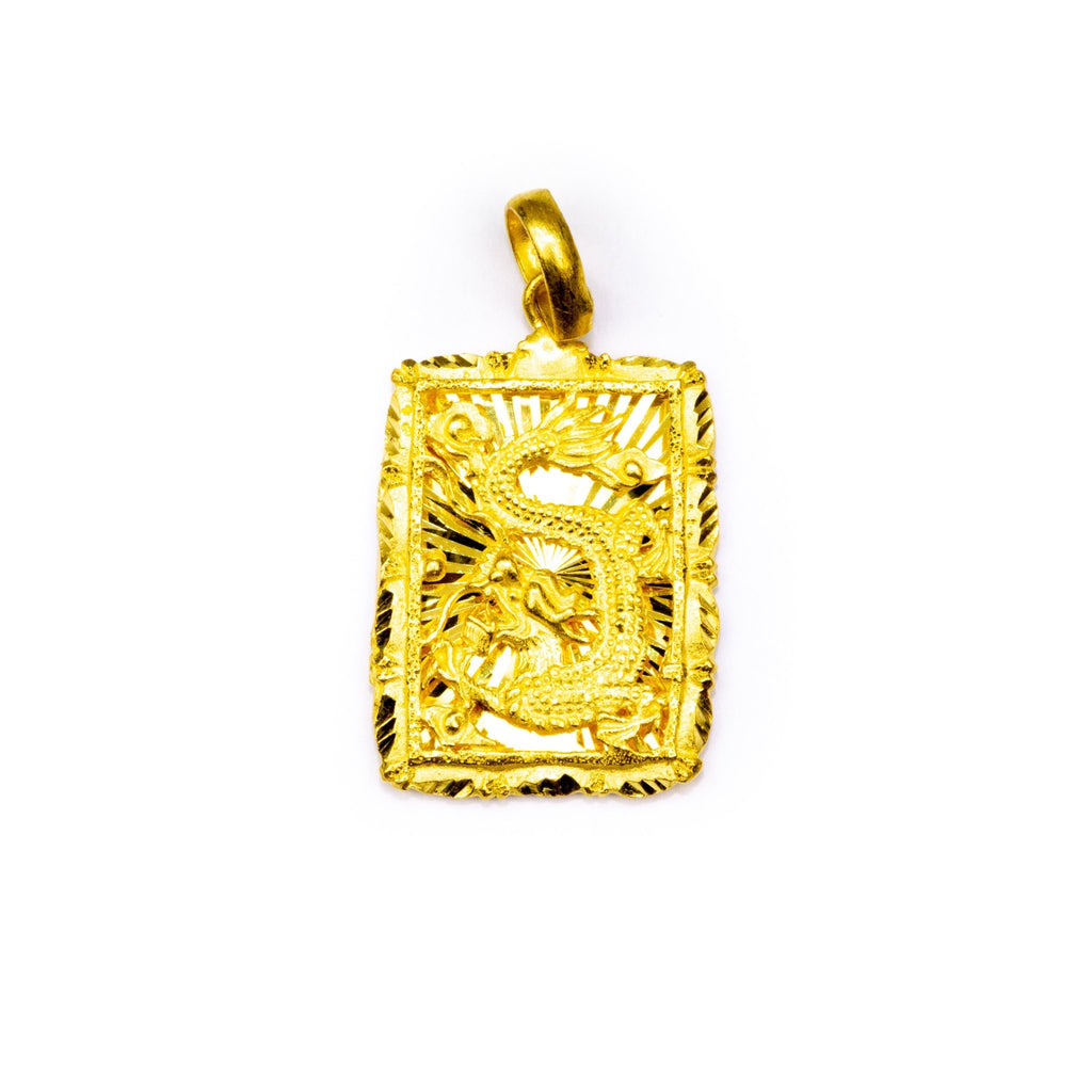 Mặt dây chuyền hình rồng vàng – Bảo Tín K&K