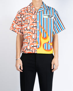 13ss PRADA bi-color shirt archive | irai.co.id