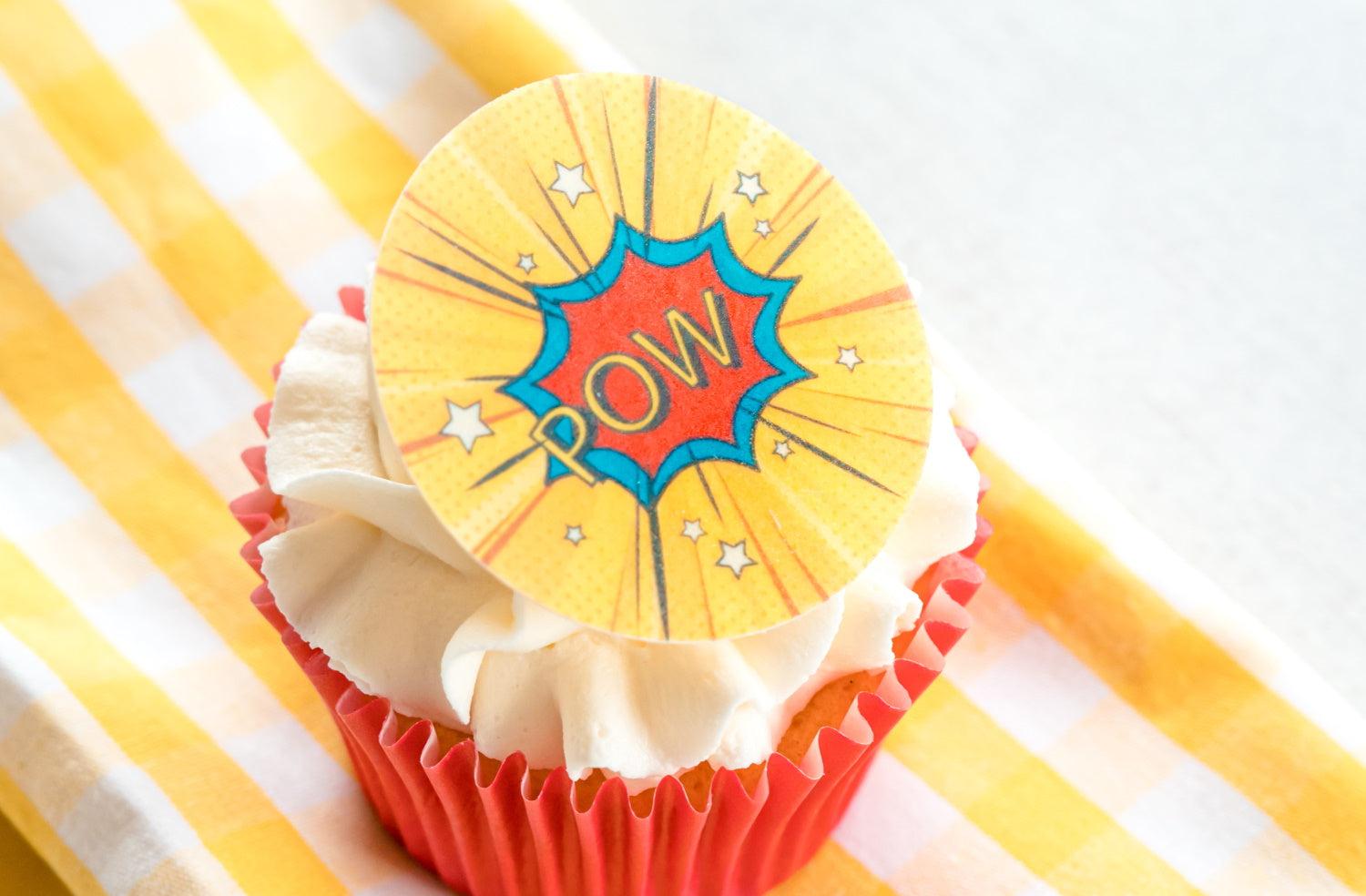 Say POW! To Covid-19 and have some fun eating cake at home!