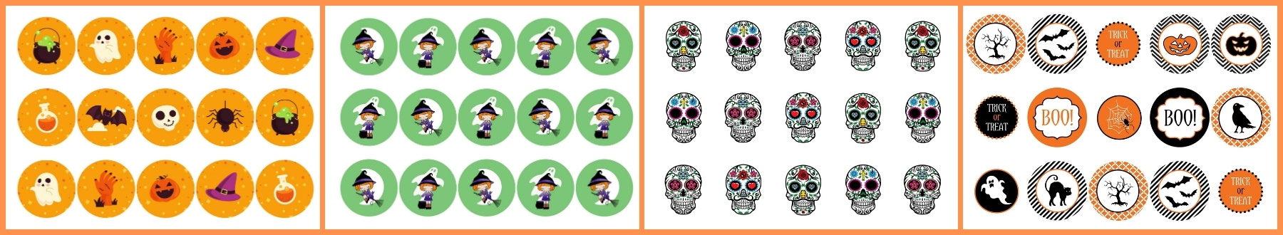 Some of our Halloween designs for toppers