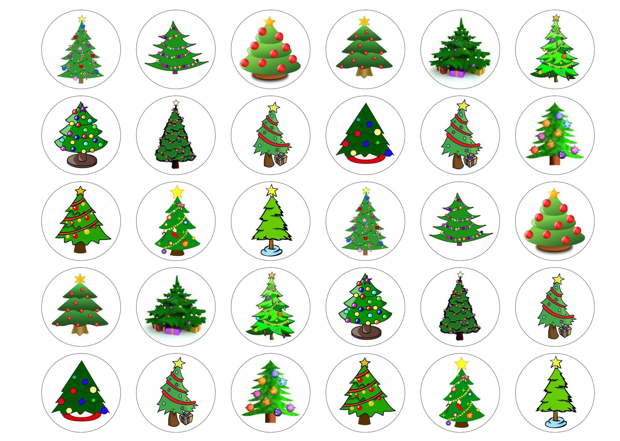 Edible Printed Topper | Christmas Tree Decorating Ideas | Edibilis – My