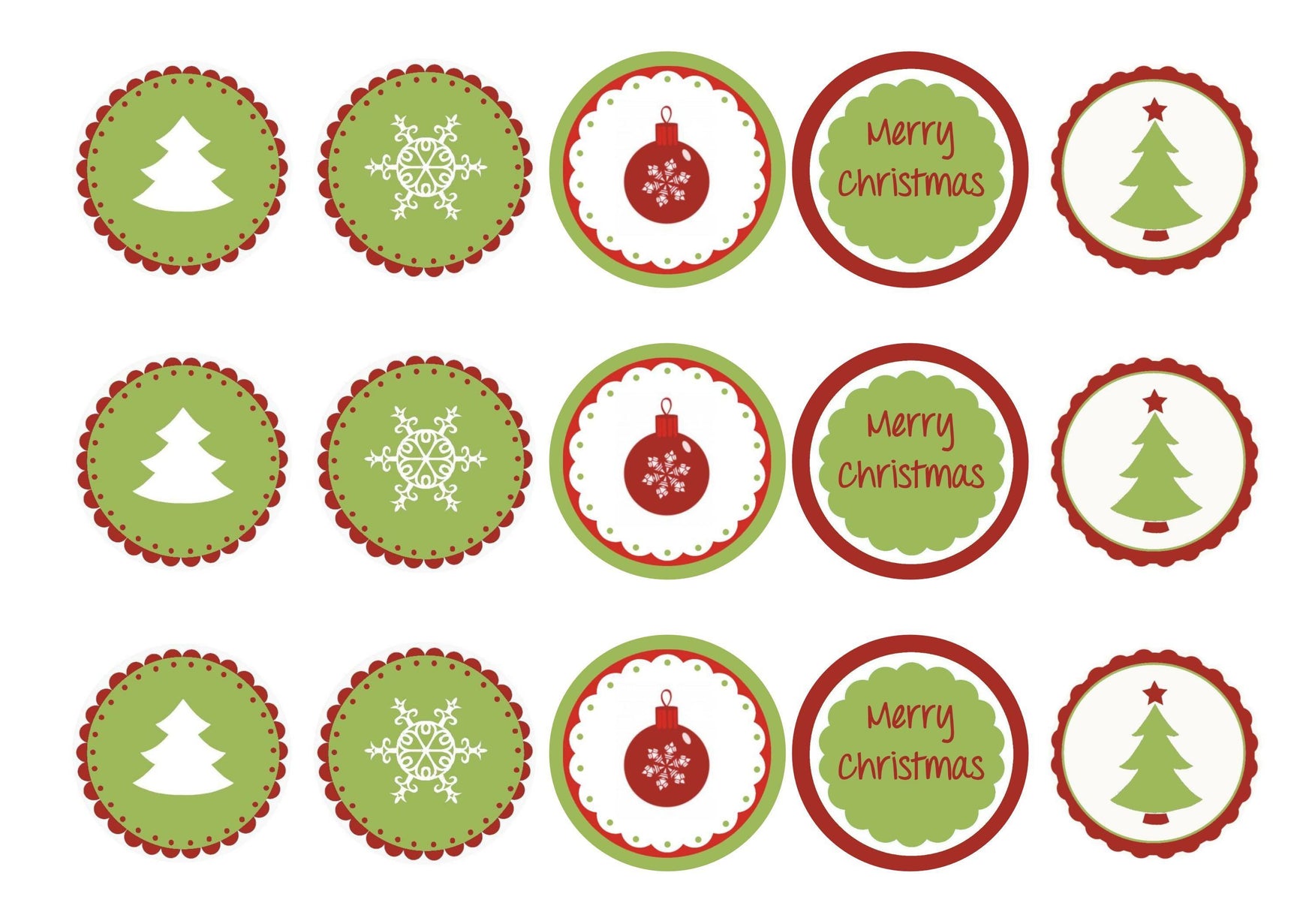 Christmas – My Cupcake Toppers