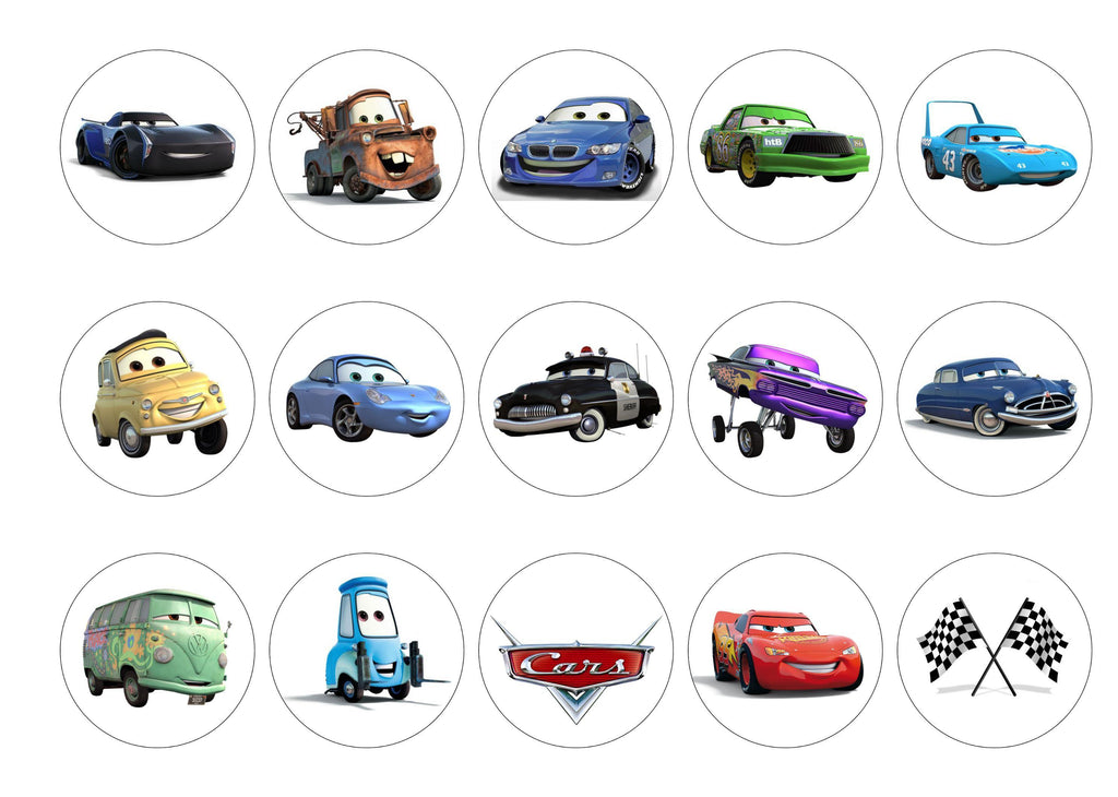 Disney Cars – My Cupcake Toppers