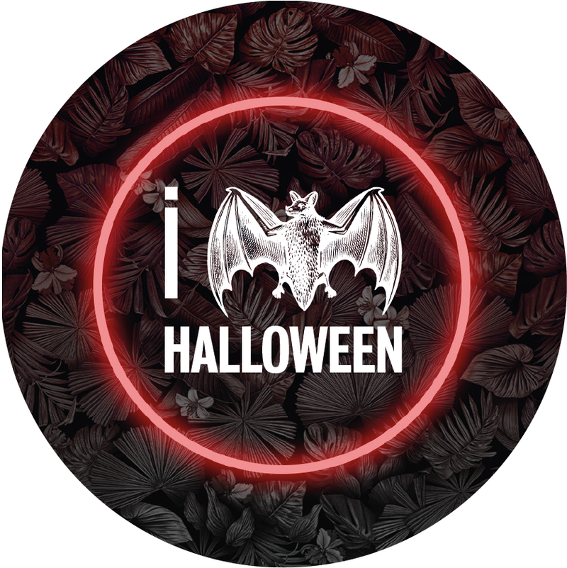 Cocktail Toppers | Halloween Black Bacardi Bat | Edibilis