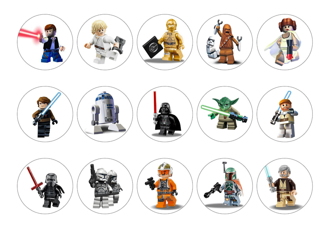 Lego Star Wars Cupcake Toppers | Star Wars 101