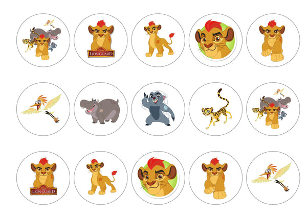 Edible Cake Toppers Lion Guard Edibilis