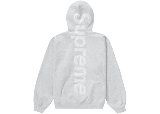 Supreme State Hooded Sweatshirt Ash Grey