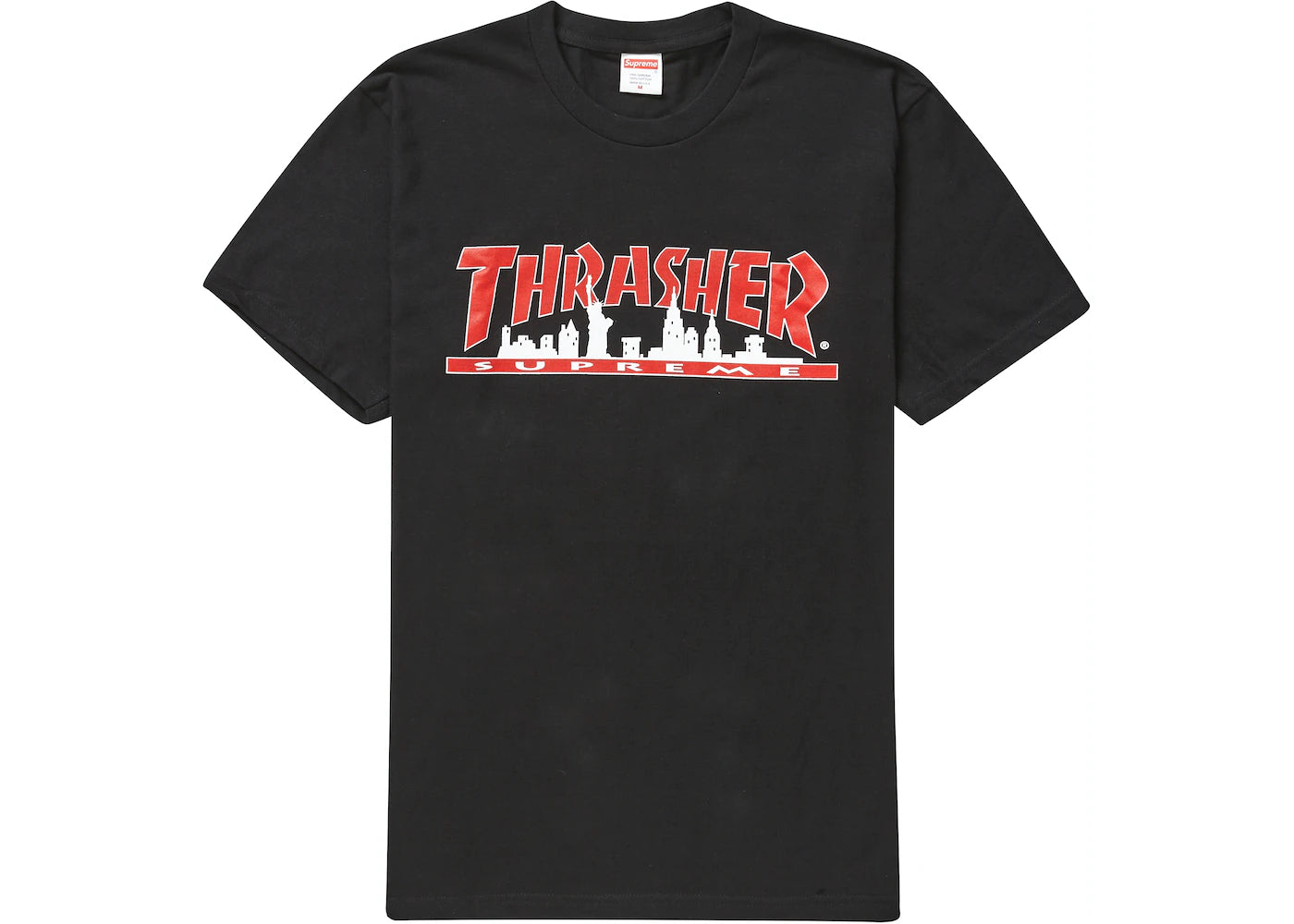 Supreme Thrasher Skyline Tee Black Sole Priorities