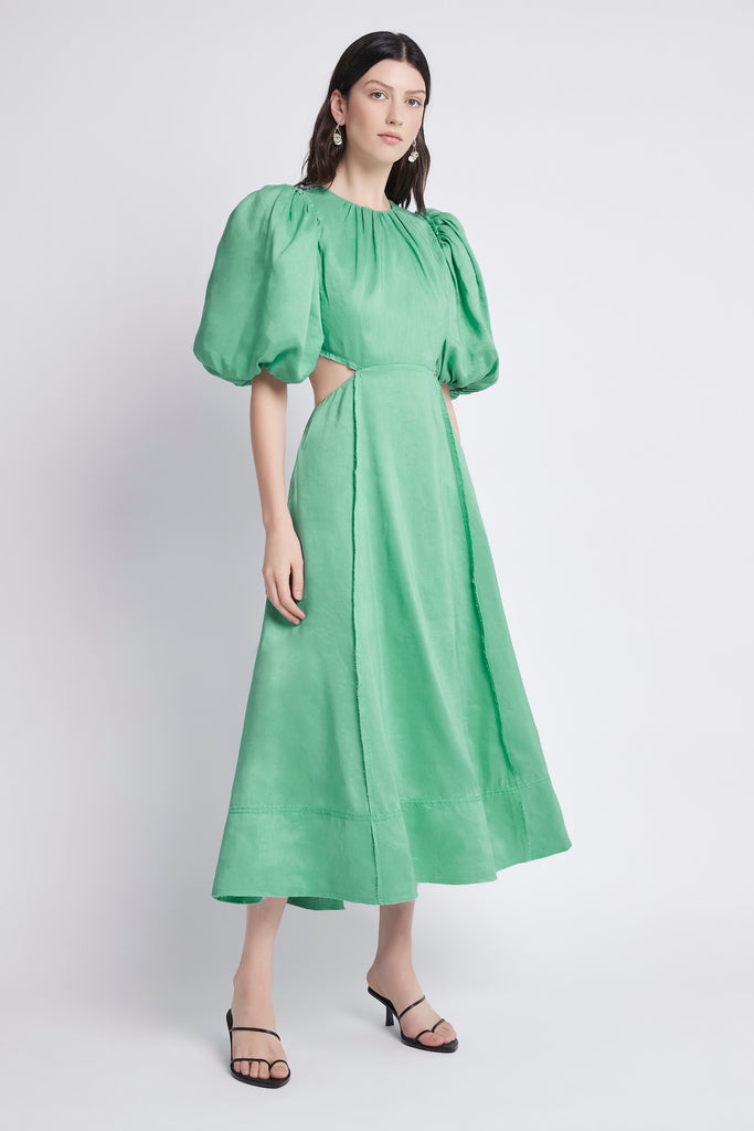 Relic Beaded Midi Dress | Neptune Green | Aje – Aje