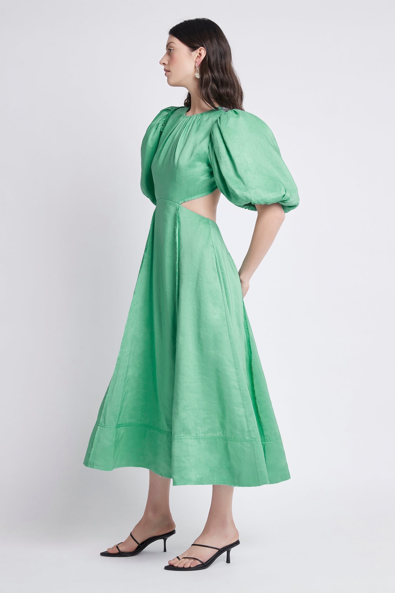 Relic Beaded Midi Dress | Neptune Green | Aje – Aje