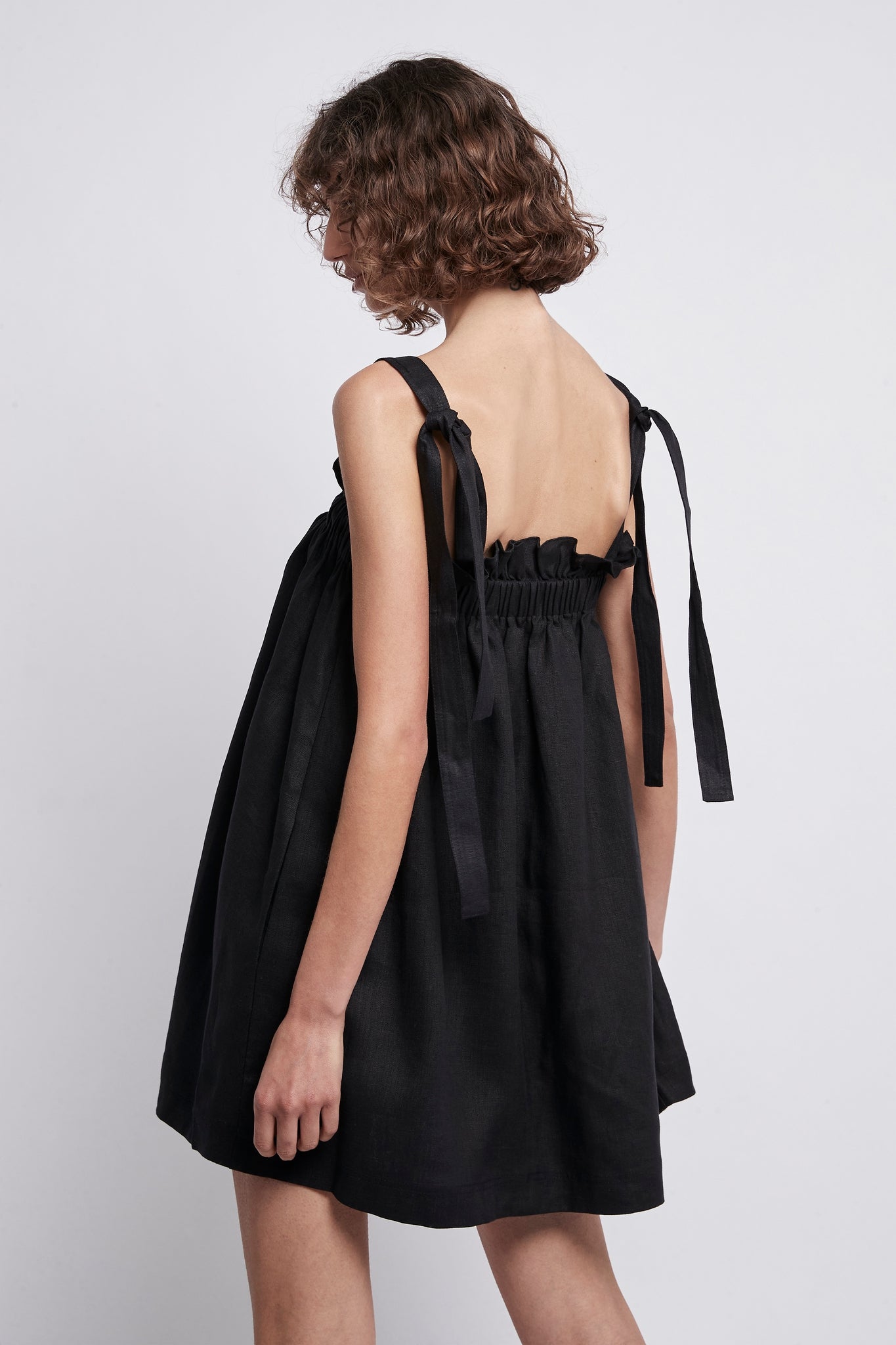 aje black dress