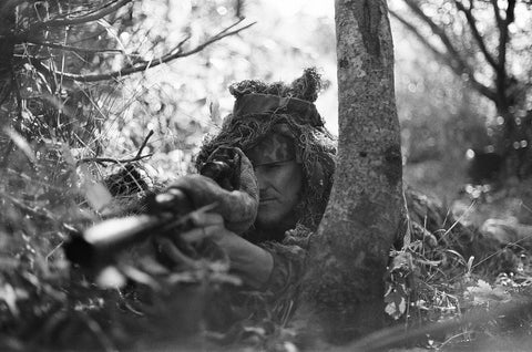 man holding a gelsoft sniper