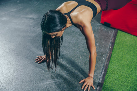 Gym lashes black woman