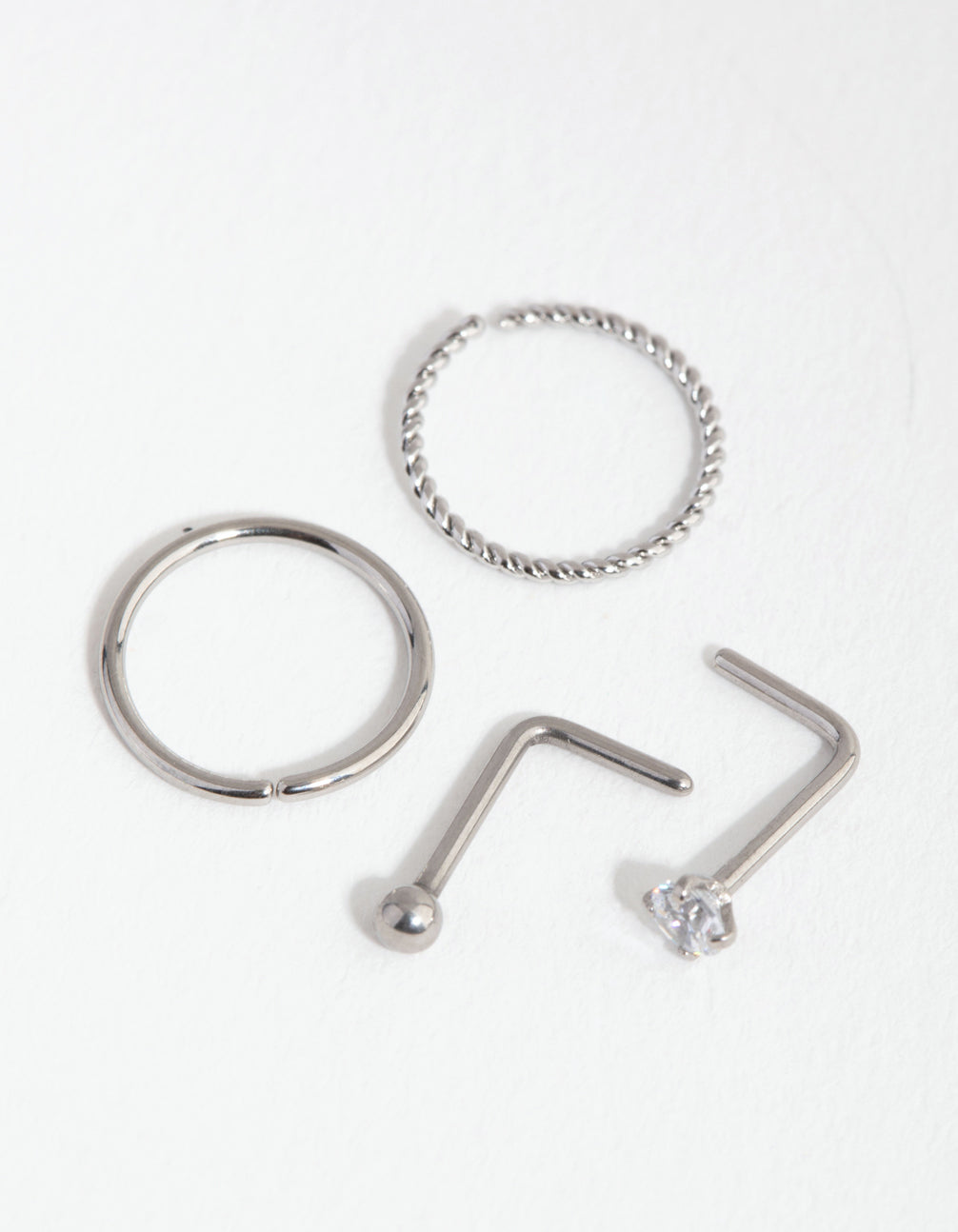 Essential Silver Tone Nose Ring – Shop Lune Global Private Limited