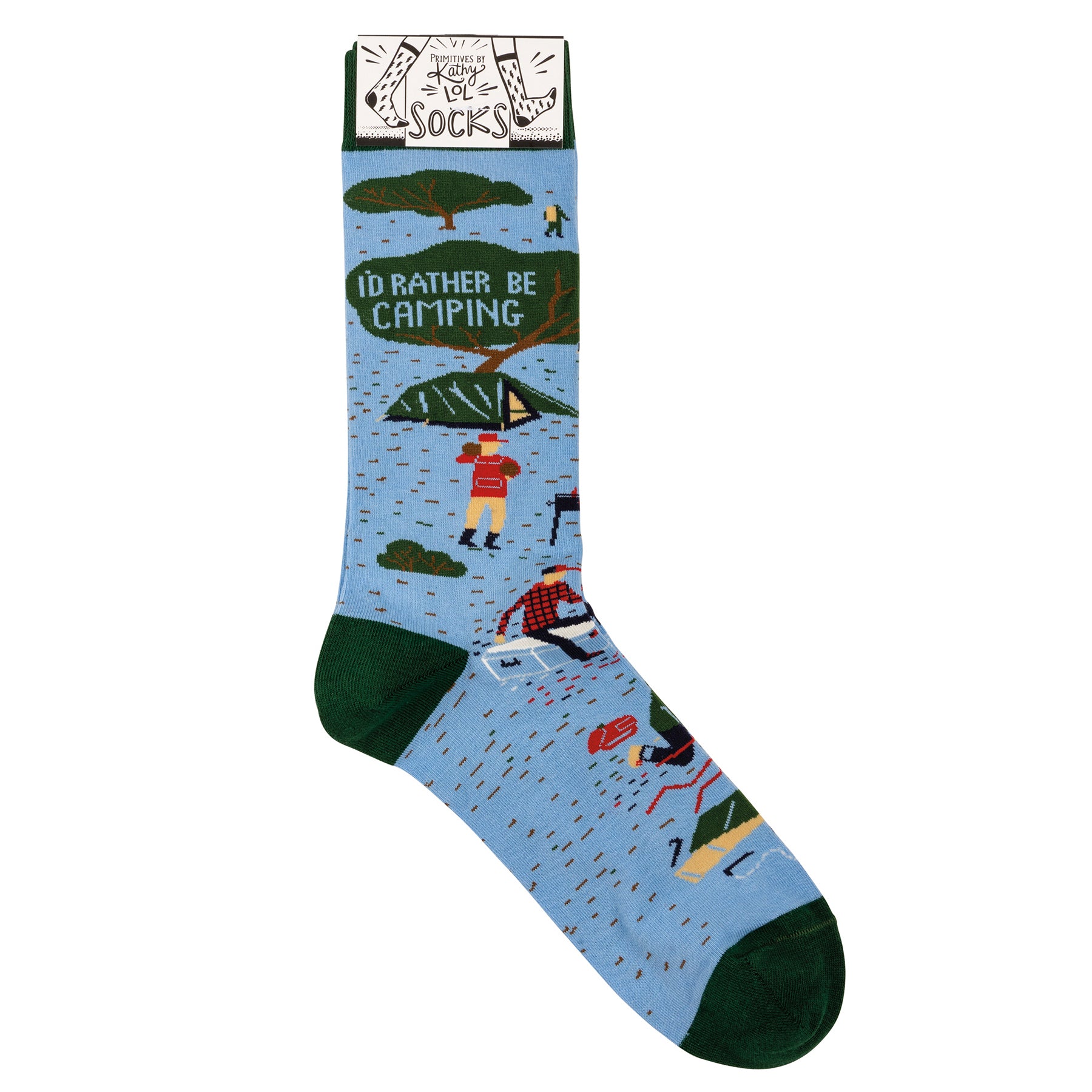 TiddleEWinks.com: Socks - I'd Rather Be Camping