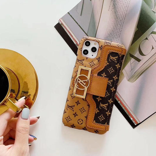 LV iPhone Case with Gold Chain – ANDRA'S